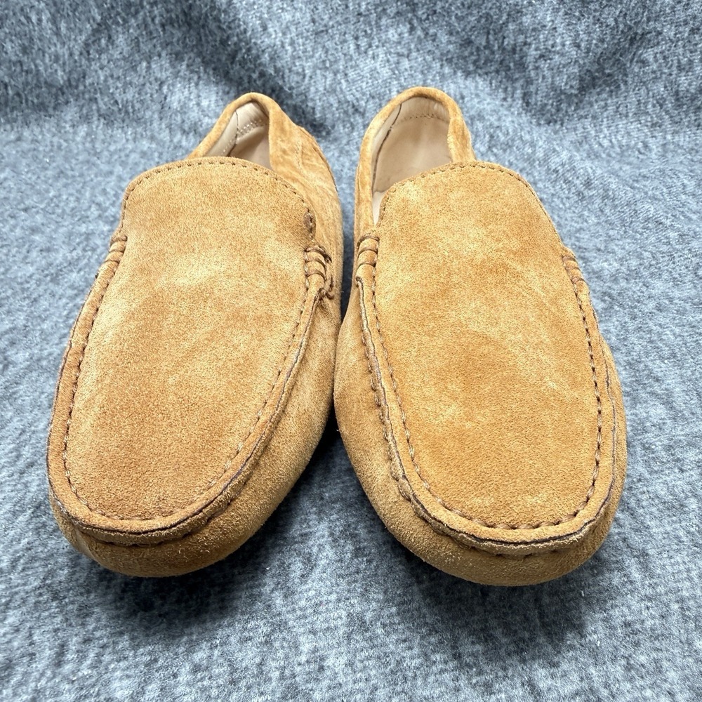 Koio Shoes Womens 8.5 Pavia Bare Driver Loafers Italy Nutmeg Leather NEW W/ Bag